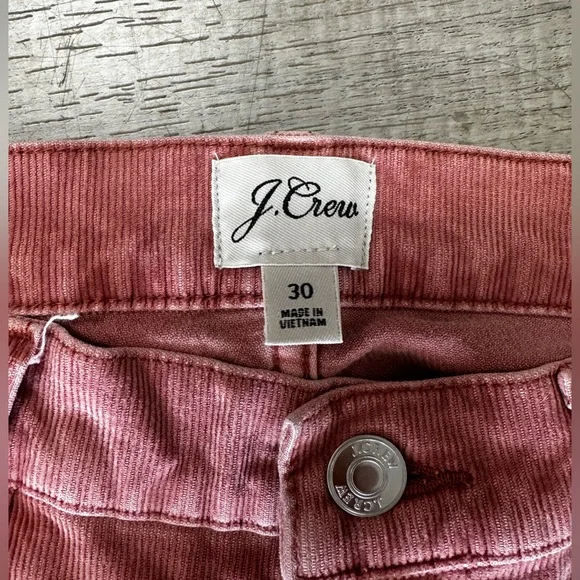 JCrew 10/30 Rose thin wale courduroy. - Picture 2 of 5